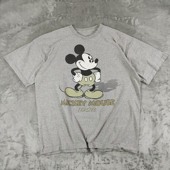 Disney Mickey Mouse retro/modern front and back graphic tshirt mens XL - Picture 1 of 7